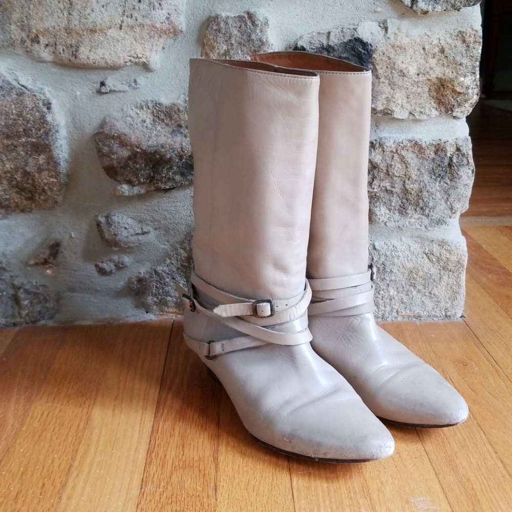 Frye taupe boots